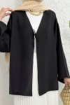 İp Bağcıklı Kimono 2297 - SİYAH