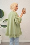 Dantel Detaylı Tunik 2305 - HAKİ