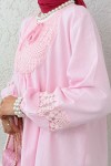 Dantel Detaylı Tunik 2305 - PEMBE Dantel Detaylı Tunik 2305 - PEMBE