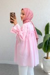 Brode Detaylı Tunik 2311 - PEMBE Brode Detaylı Tunik 2311 - PEMBE