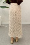 Dantel Tesettür Etek 2316 - BEJ