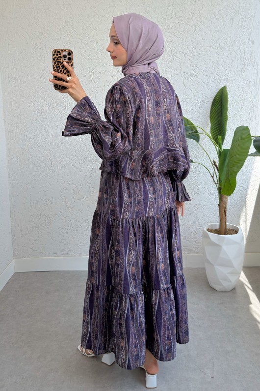 Etnik Desen Etekli Takım 2326 - MOR