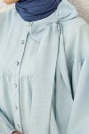 Omuz Fiyonklu Tunik 2327 - BEBE MAVİSİ