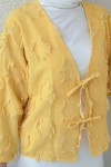 Yama Yırtık Detaylı Kimono 2330 - HARDAL
