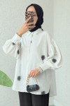 Güneş Desen Gömlek 2331 - SİYAH