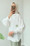 Güneş Desen Gömlek 2331 - HAKİ
