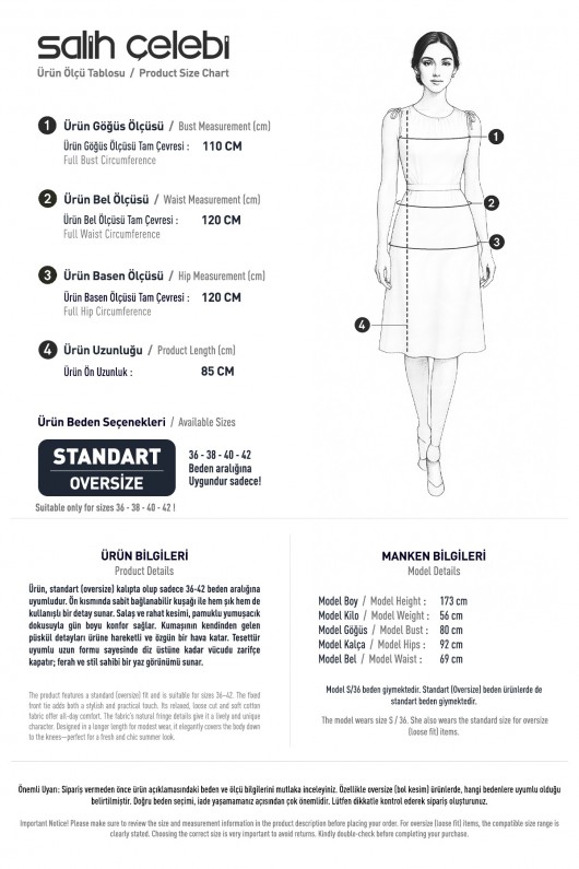 Püskül Detaylı Uzun Kimono 2334 - BEYAZ