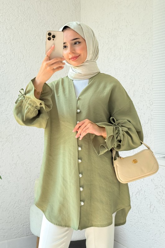 Hakim Yaka Gömlek 2340 - HAKİ