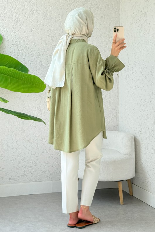 Hakim Yaka Gömlek 2340 - HAKİ