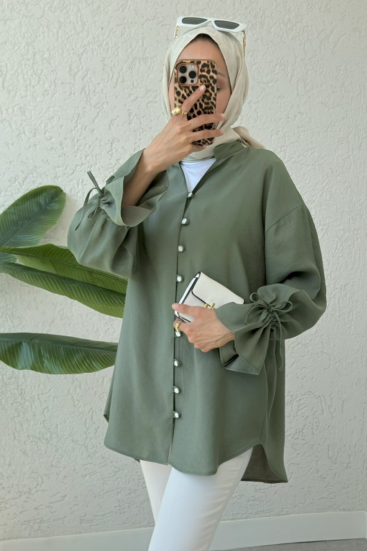 Hakim Yaka Gömlek 2340 - HAKİ