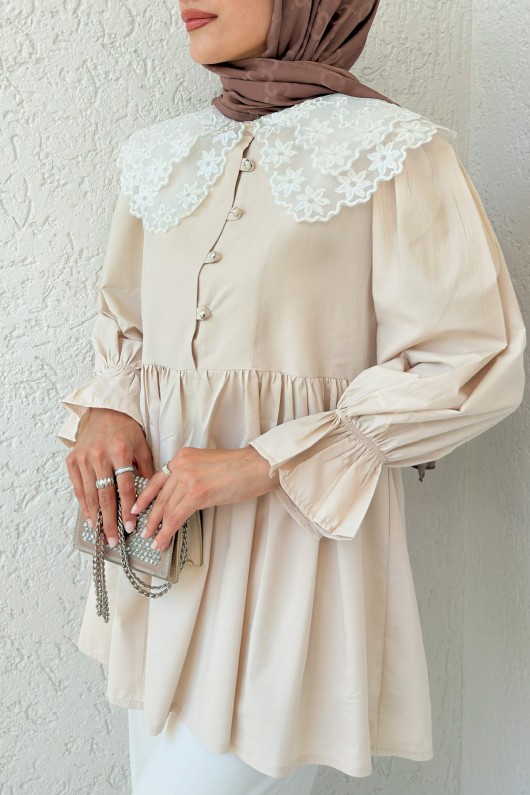 Prenses Tunik 2345 - BEJ