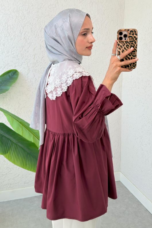 Prenses Tunik 2345 - BORDO
