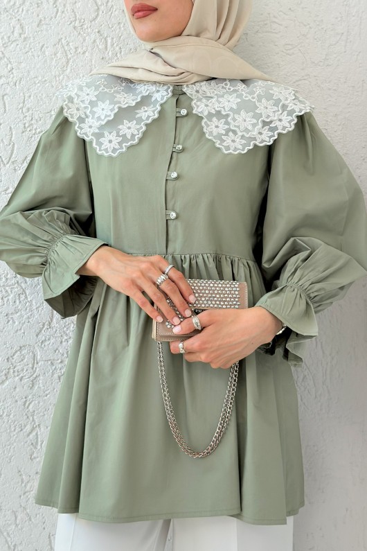 Prenses Tunik 2345 - HAKİ