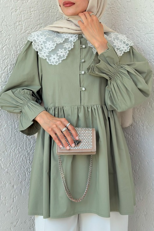 Prenses Tunik 2345 - HAKİ