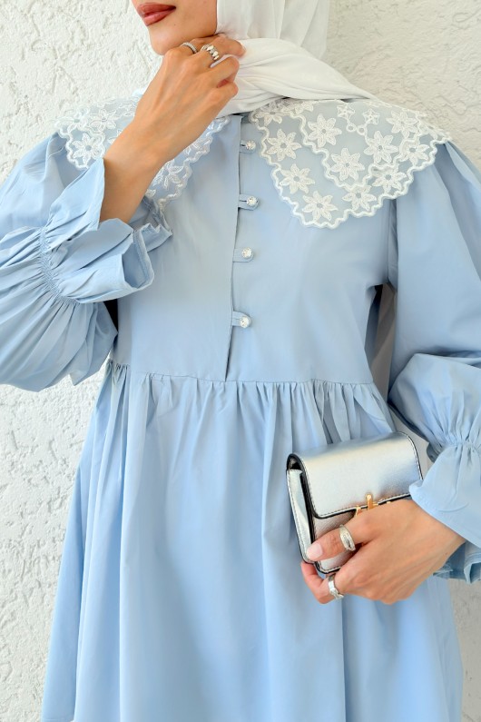 Prenses Tunik 2345 - BEBE MAVİSİ