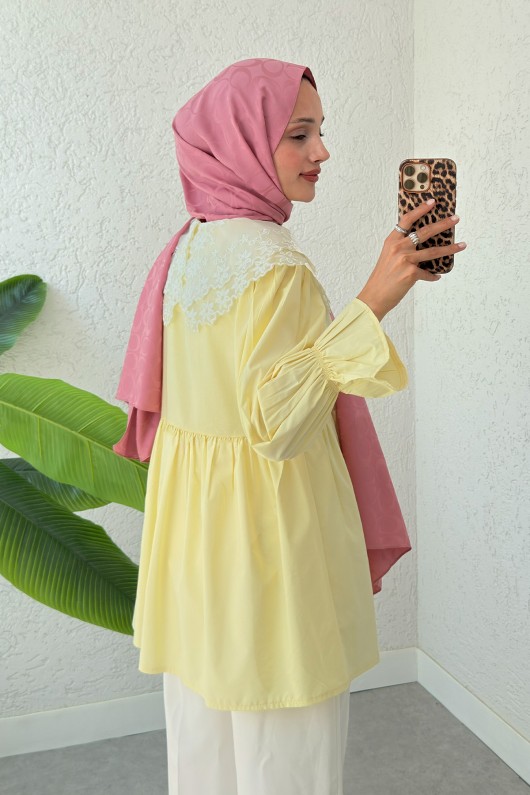 Prenses Tunik 2345 - SARI Prenses Tunik 2345 - SARI