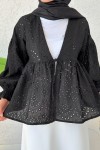 Dantel Kimono 2349 - SİYAH Dantel Kimono 2349 - SİYAH