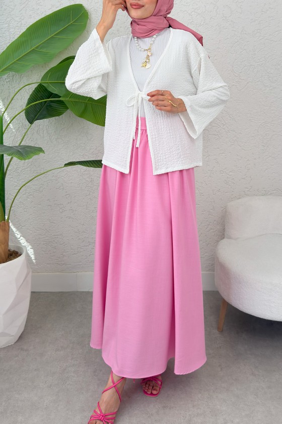 Bürümcük Kimono 2360 - BEYAZ Bürümcük Kimono 2360 - BEYAZ