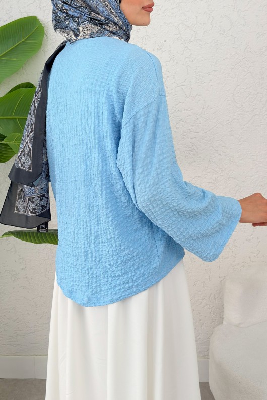 Bürümcük Kimono 2360 - MAVİ
