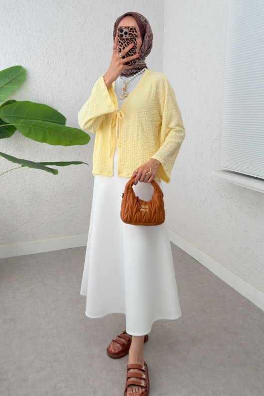 Bürümcük Kimono 2360 - SARI