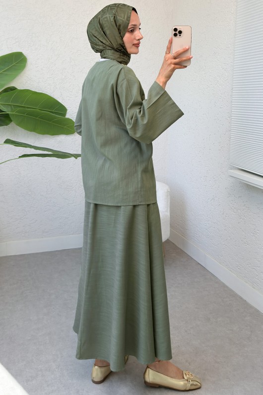 Çapraz Bağlamalı Etekli Takım 2363 - HAKİ