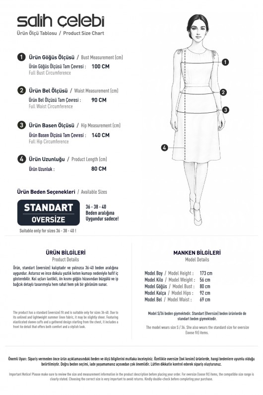 Büzgü Detaylı Bağcıklı Tunik 2366 - BEBE MAVİSİ