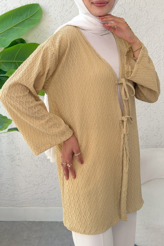 Sarmal Desen Uzun Kimono 2374 - HARDAL