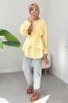 Çapraz Geçişli Tunik 2379 - SARI
