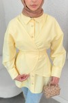 Çapraz Geçişli Tunik 2379 - SARI