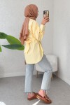 Çapraz Geçişli Tunik 2379 - SARI