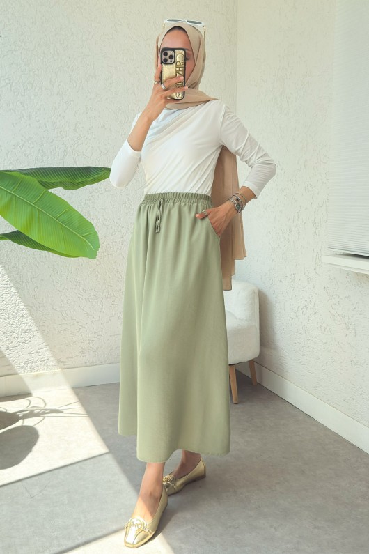 Umay Cepli Etek 2383 - AÇIK HAKİ Umay Cepli Etek 2383 - AÇIK HAKİ