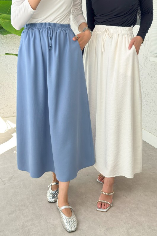 Umay Cepli Etek 2383 - KREM