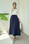 Umay Cepli Etek 2383 - LACİVERT