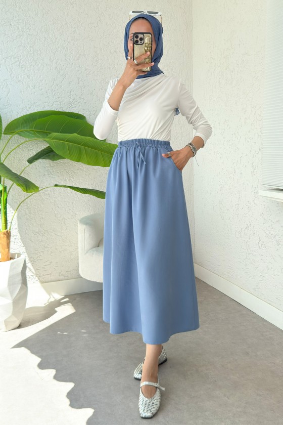 Umay Cepli Etek 2383 - MAVİ