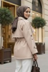 Apolet Detaylı Trençkot 25145 - BEJ Apolet Detaylı Trençkot 25145 - BEJ