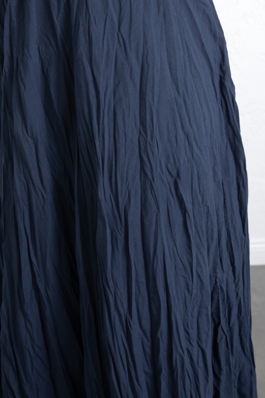 Kraş Dokulu Uzun Etek 253000 - LACİVERT