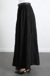 Kraş Dokulu Uzun Etek 253000 - SİYAH