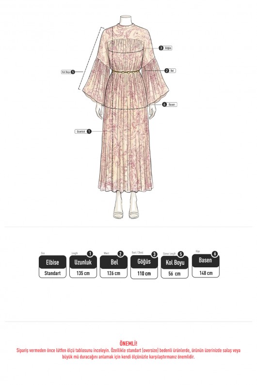 Şifon Piliseli Elbise 255022 - SARI