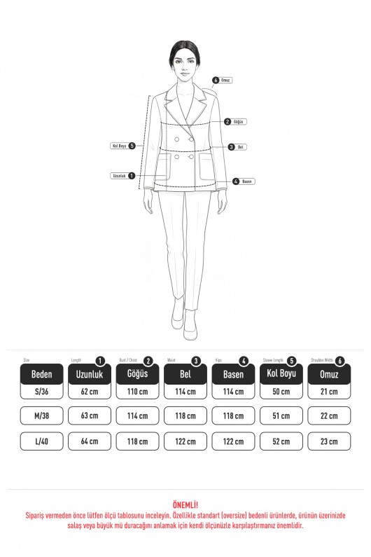 Leopar Desen Kaşe Ceket 2602 - KAHVERENGİ