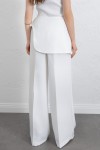 Etek Detaylı Kumaş Pantolon 264005 - BEYAZ