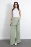 Etek Detaylı Kumaş Pantolon 264005 - AÇIK YEŞİL