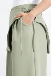 Etek Detaylı Kumaş Pantolon 264005 - AÇIK YEŞİL