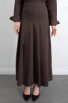 Gömlekli Etek Takım 266004 - KAHVERENGİ