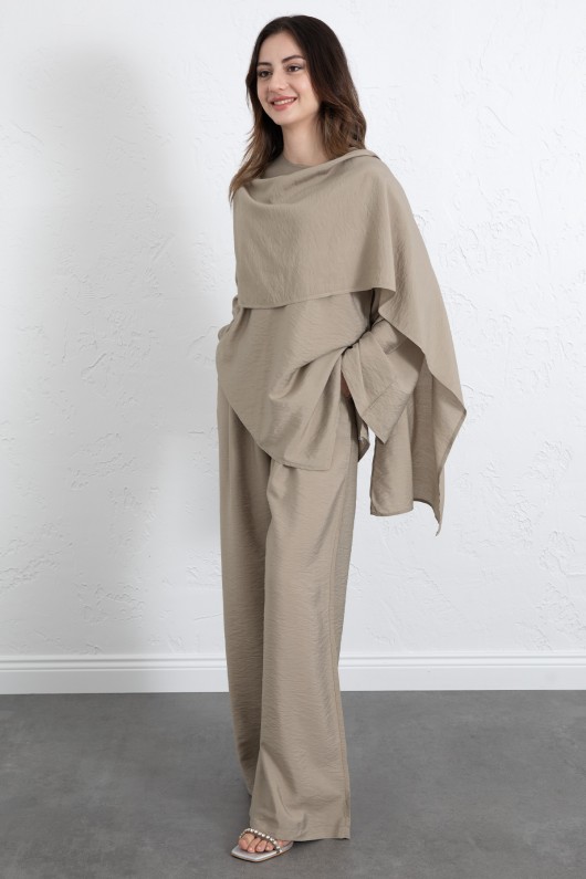 Asimetrik Kesim Atkılı Takım 266009 - HAKİ Asimetrik Kesim Atkılı Takım 266009 - HAKİ