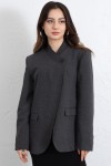 Yüksek Yaka Blazer Ceket 269013 - ANTRASİT