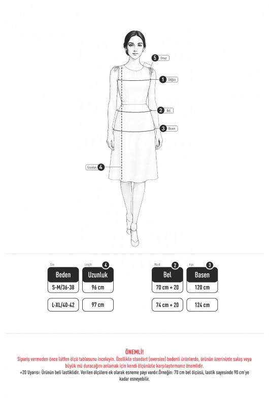 2007 Puf Scuba Kloş Etek - LACİVERT 2007 Puf Scuba Kloş Etek - LACİVERT