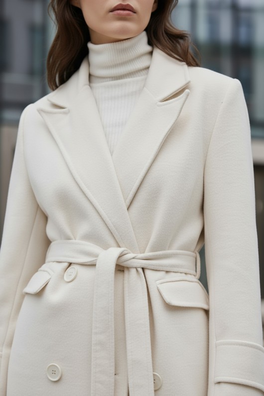 Cep Kapaklı Kaşe Kaban 51008 - BEJ Cep Kapaklı Kaşe Kaban 51008 - BEJ