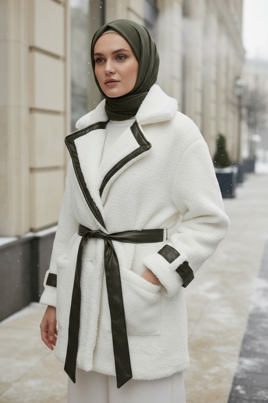 Deri Garnili Velsoft Kaban 51029 - KOYU HAKİ