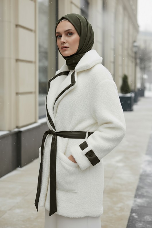 Deri Garnili Velsoft Kaban 51029 - KOYU HAKİ