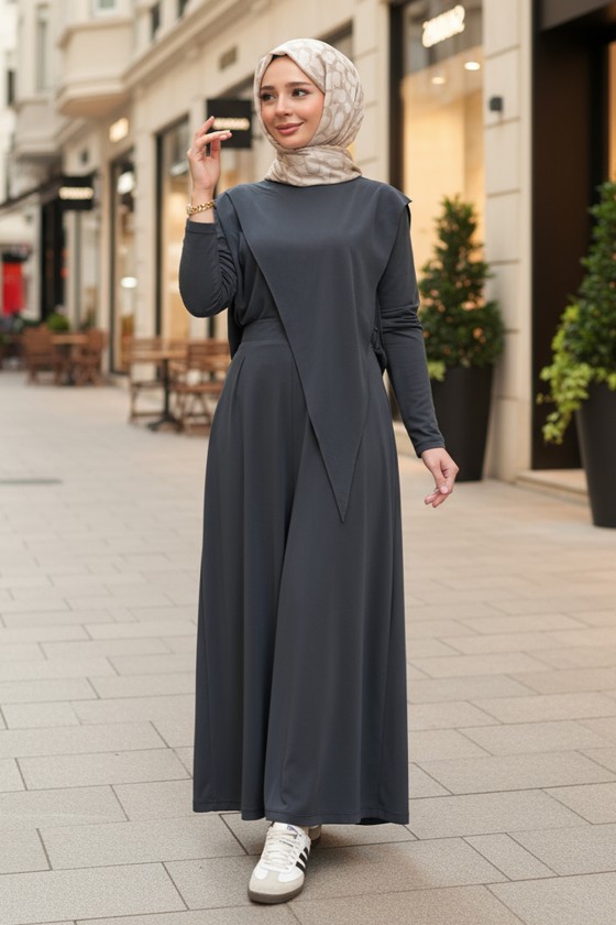 Oysho İkili Takım 5531 - ANTRASİT